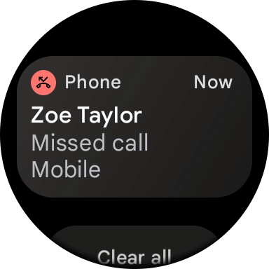 Press the required notification to open it.