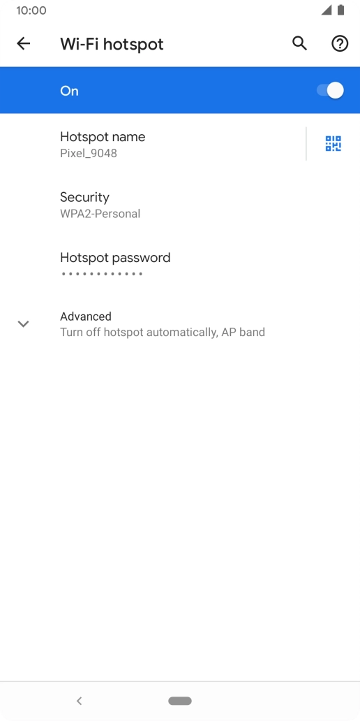 Press the Home key to return to the home screen.