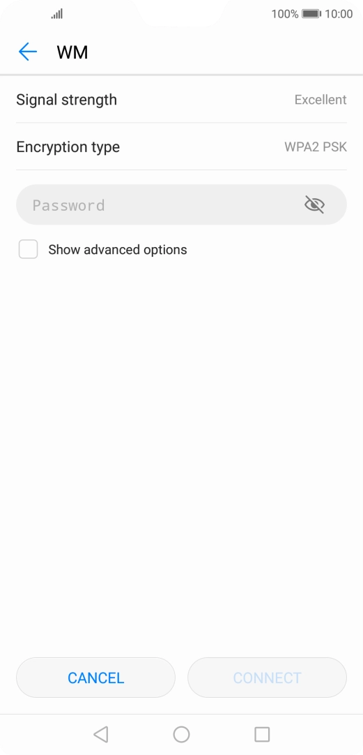 Press Password.