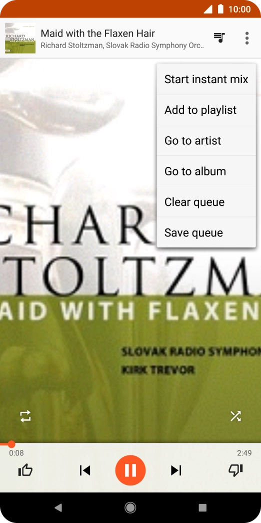 Press Add to playlist.