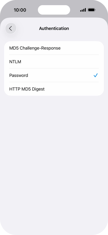 Press Password.