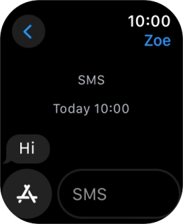 Press SMS.