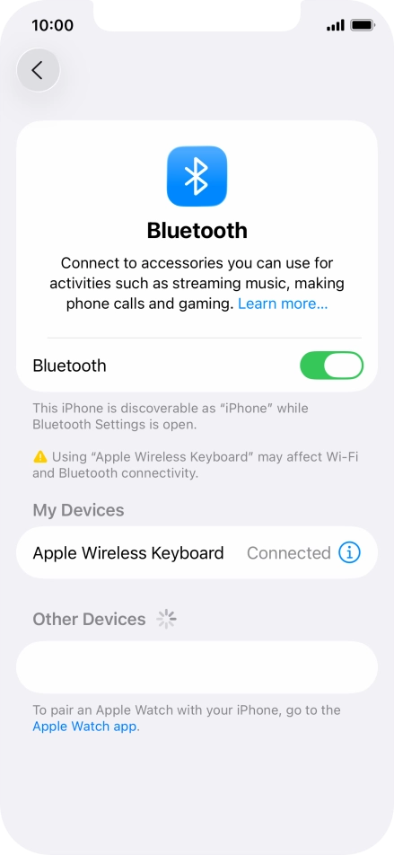 Slide your finger upwards starting from the bottom of the screen to return to the home screen.
