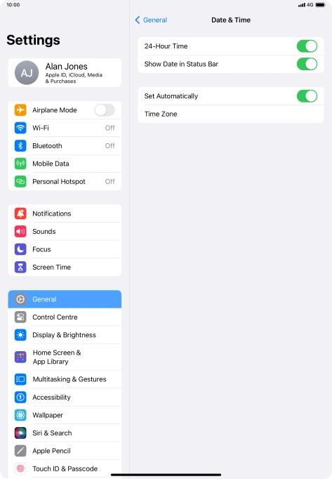 Slide your finger upwards starting from the bottom of the screen to return to the home screen.