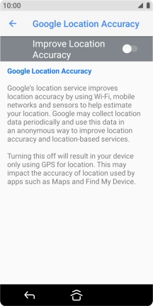 If you press the indicator next to 