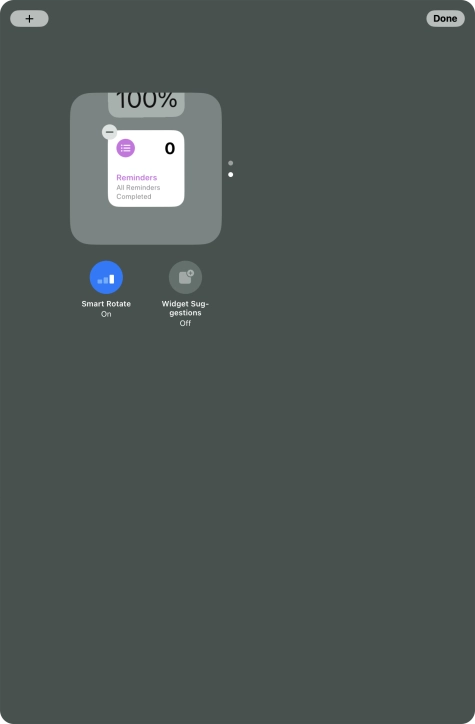 Press Smart Rotate to turn the function on or off.
