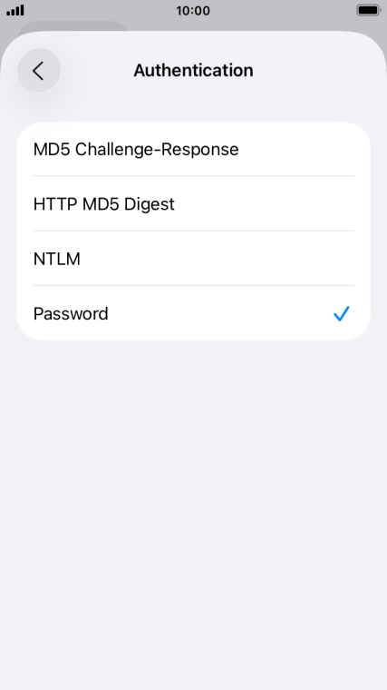 Press Password.