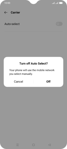 Press Off.