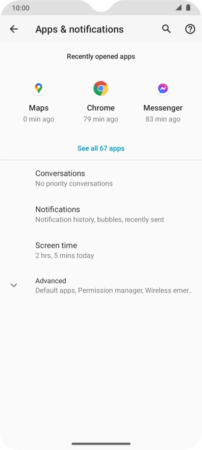 Press See all apps.