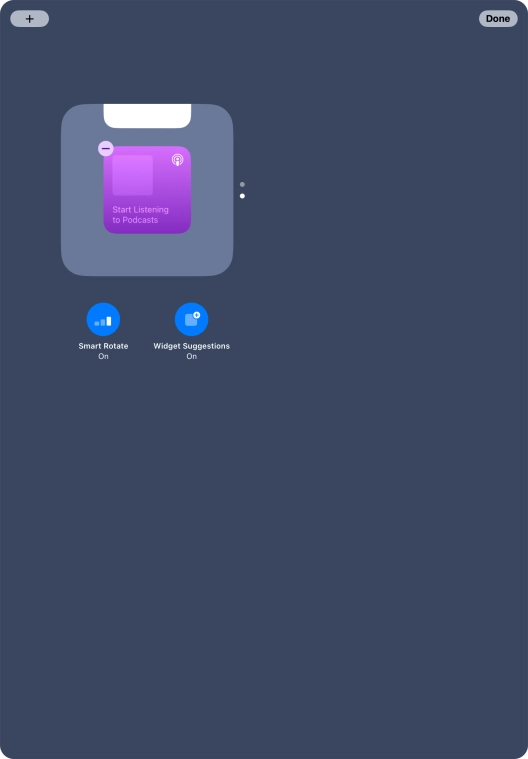 Press Smart Rotate to turn the function on or off.