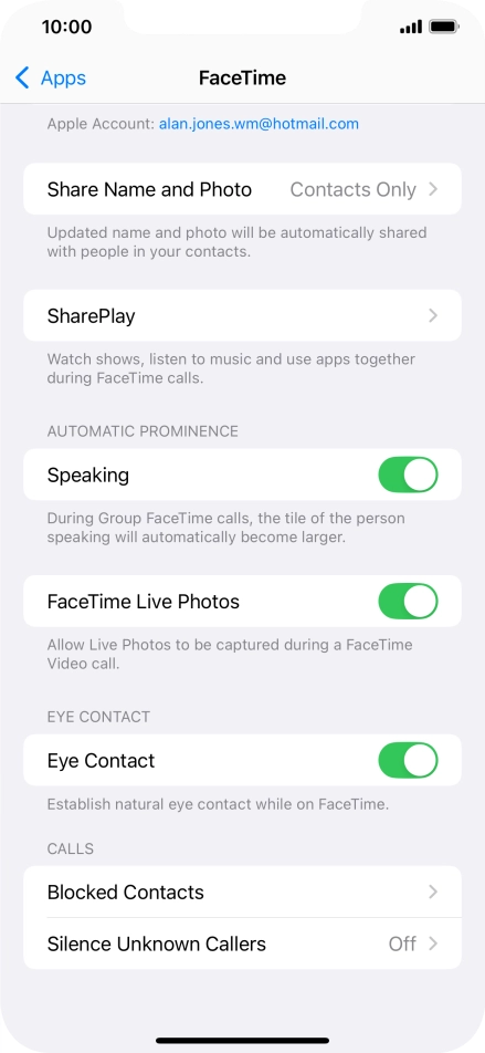 Press SharePlay.