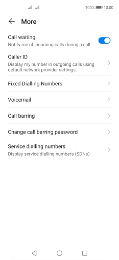 Press Fixed Dialling Numbers.