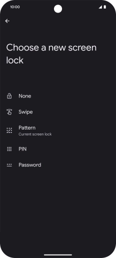 Press None.