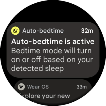 Press the required notification to open it.