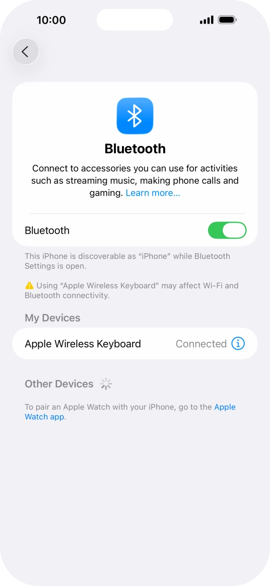 Slide your finger upwards starting from the bottom of the screen to return to the home screen.