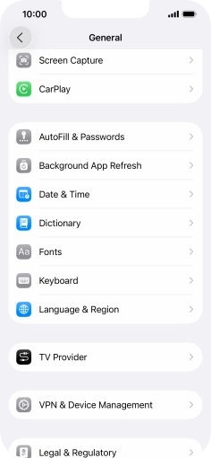 Press Background App Refresh.