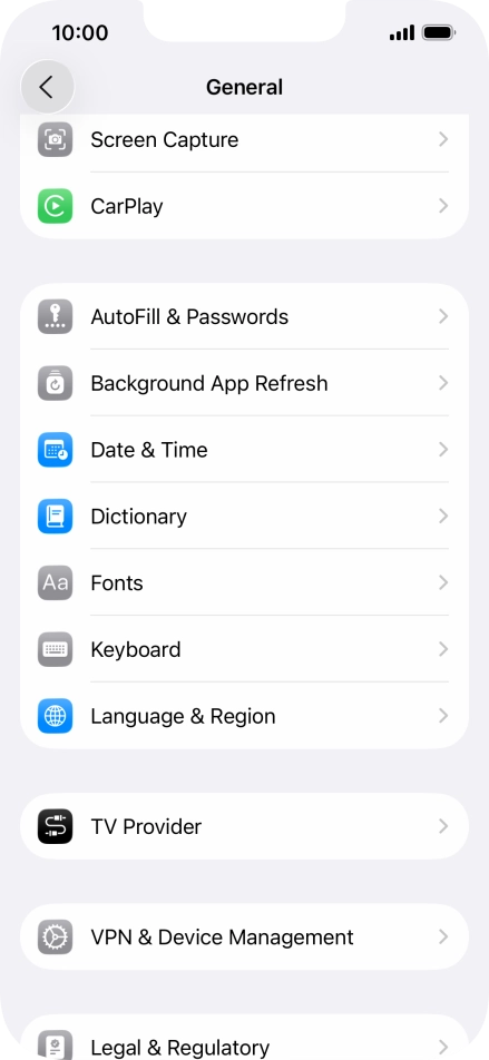 Press Background App Refresh.