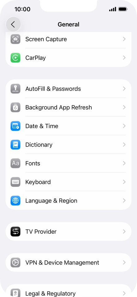 Press Background App Refresh.