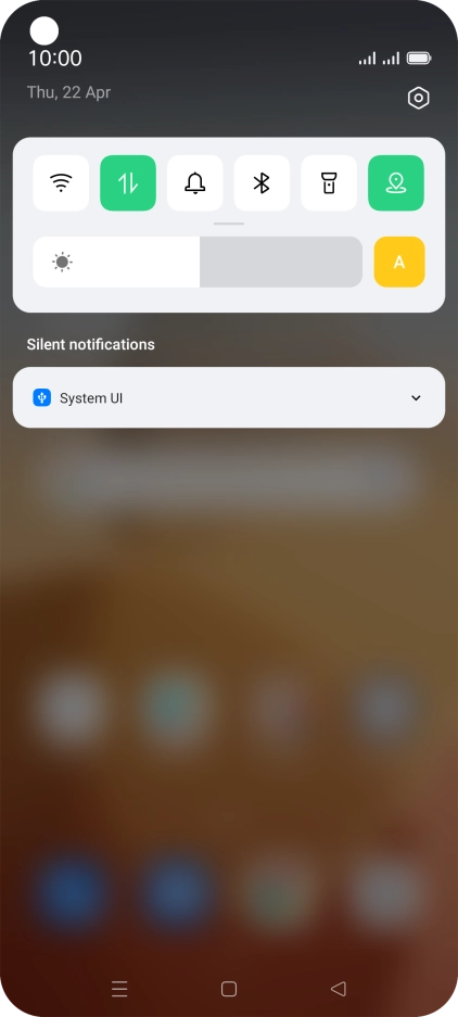 Press System UI.