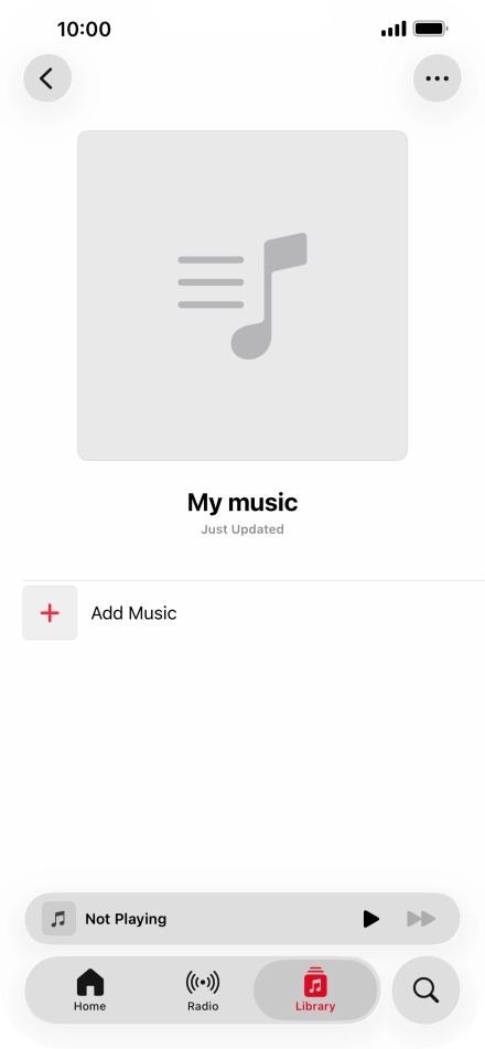Press Add Music.