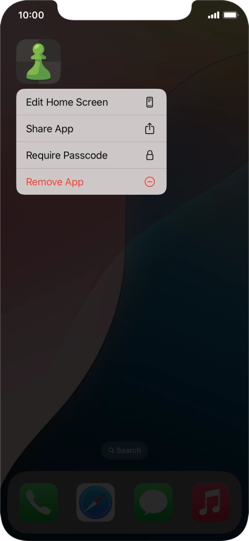 Press Require Passcode.