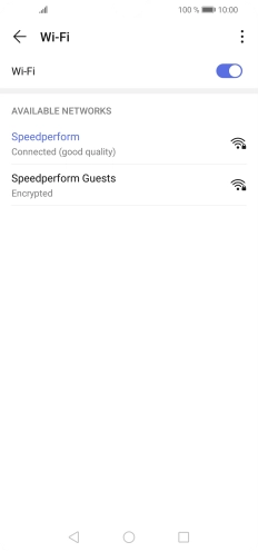 Press the Home key to return to the home screen.