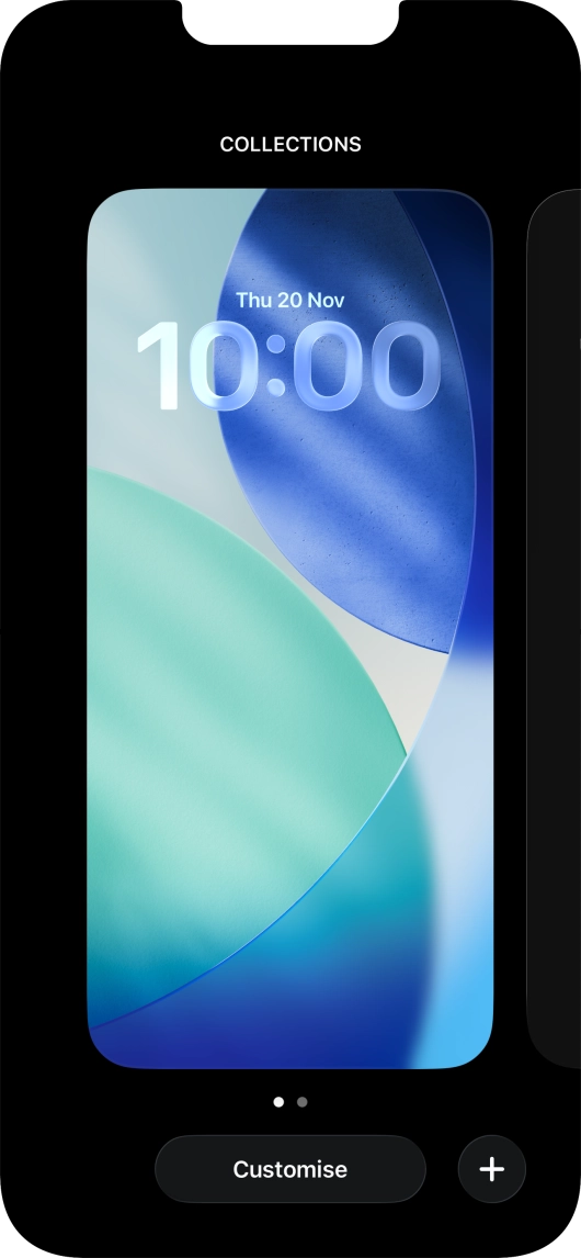 Press the add icon.
