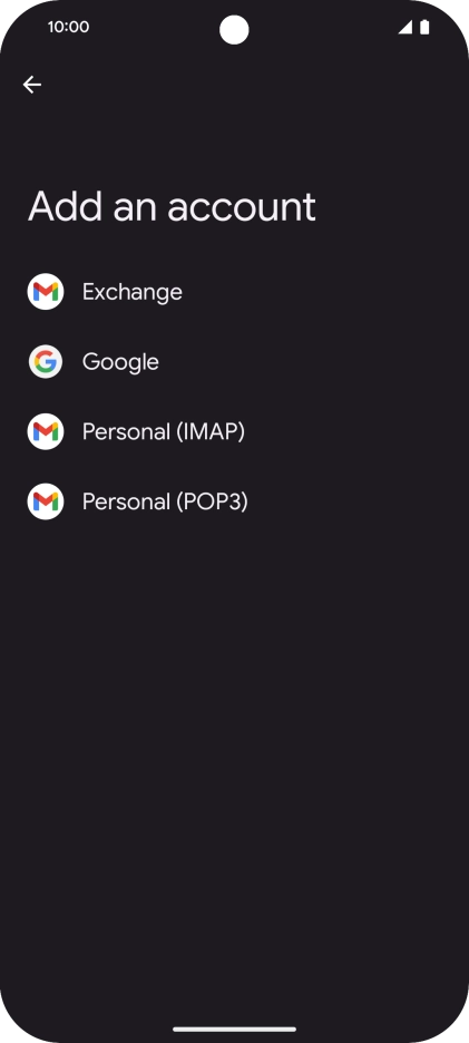 Press Google.