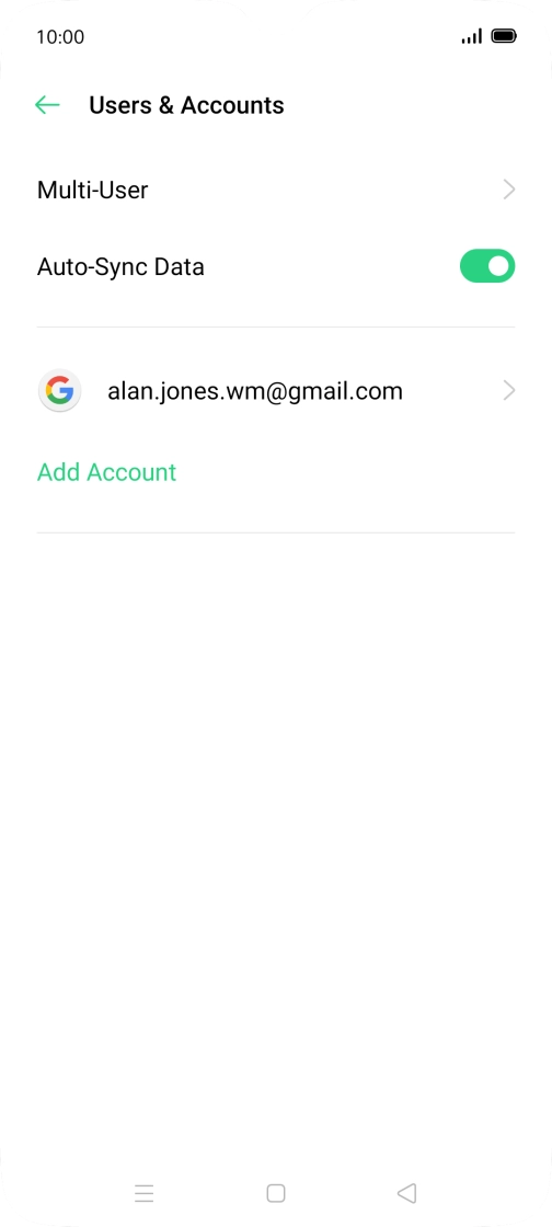 Press Add Account.