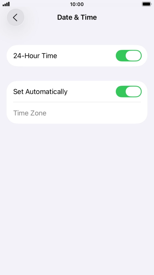 Press the Home key to return to the home screen.