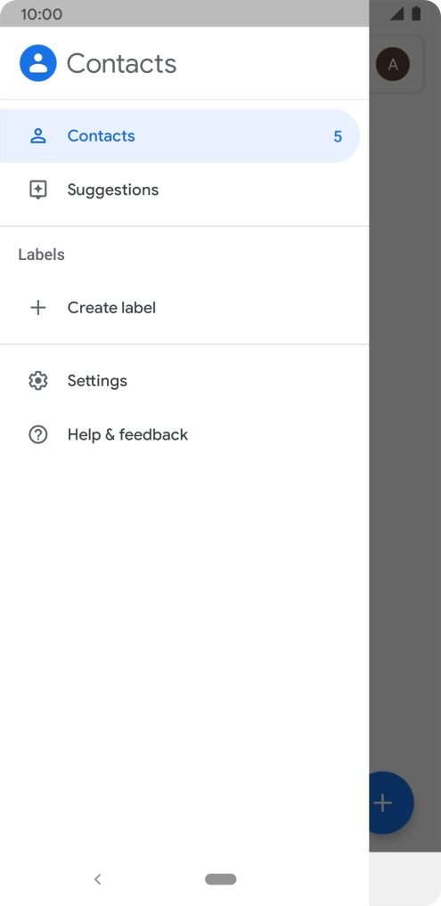 Press Settings.