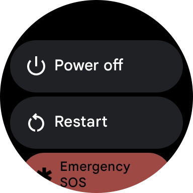 Press Power off.