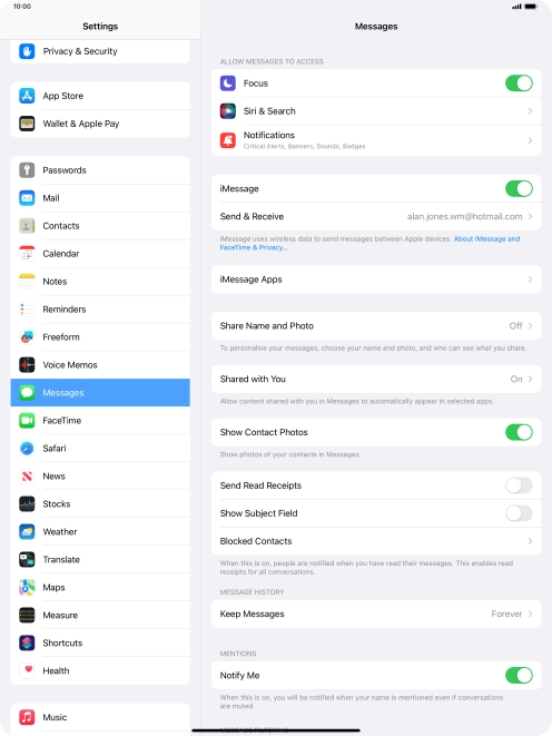 Slide your finger upwards starting from the bottom of the screen to return to the home screen.
