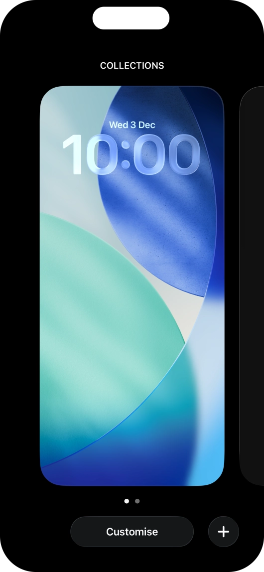 Press the add icon.