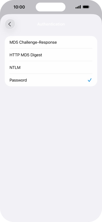 Press Password.