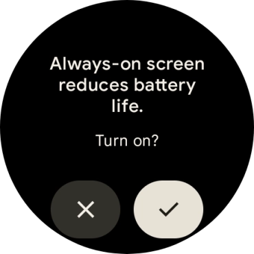 If you turn on the function, press the confirm icon..