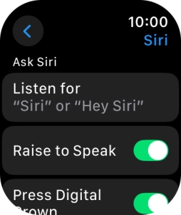 Press Listen for.