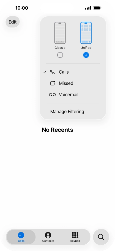 Press Voicemail.