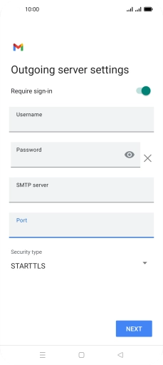 Press the drop down list below 