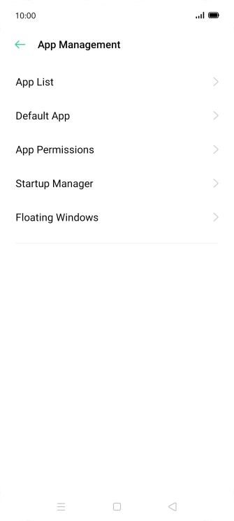 Press App Permissions.