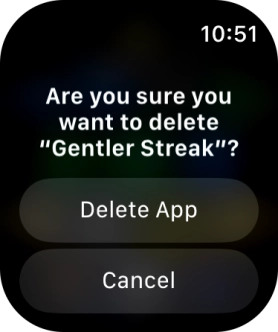 Press Delete App.