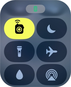 Press the flight mode icon to turn the function on or off.