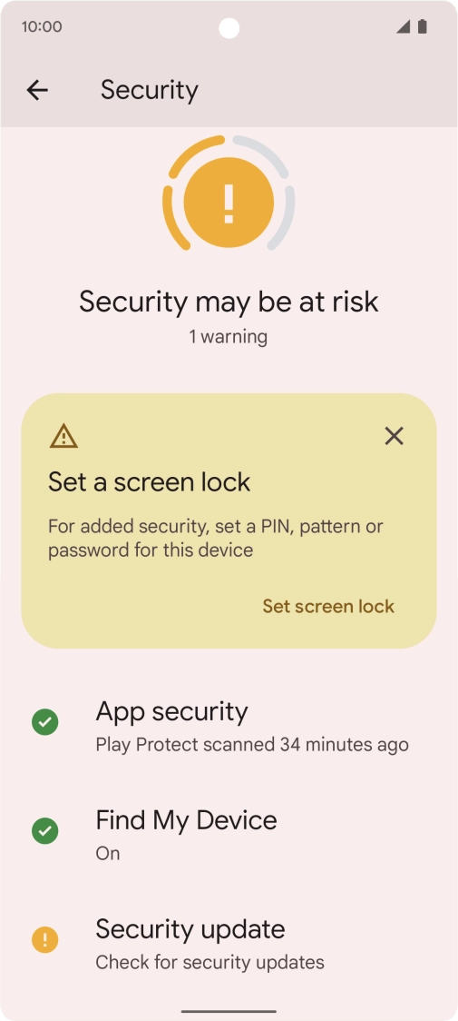Slide your finger upwards starting from the bottom of the screen to return to the home screen.