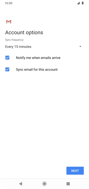 Press the drop down list below 