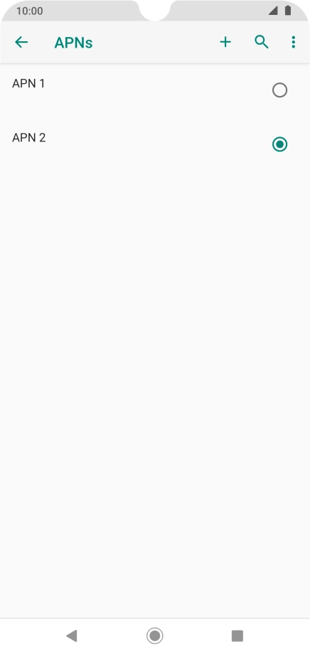 Press the Home key to return to the home screen.