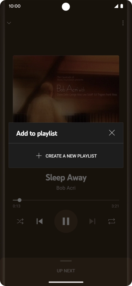 Press CREATE A NEW PLAYLIST.