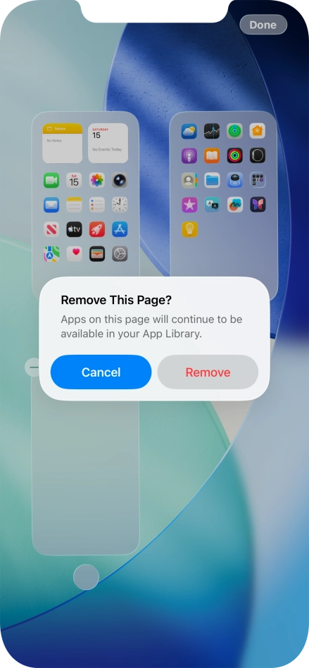 Press Remove.