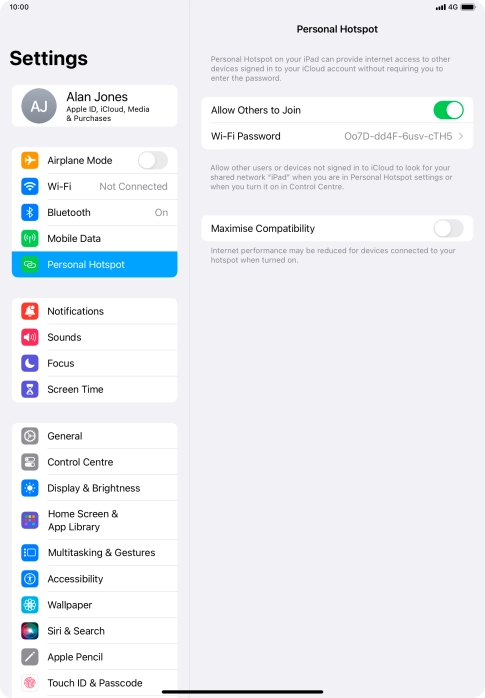 Slide your finger upwards starting from the bottom of the screen to return to the home screen.