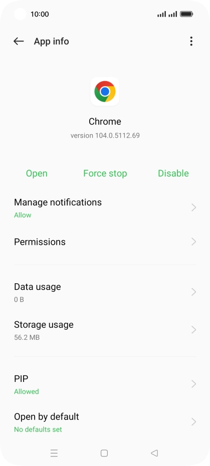 Press Permissions.