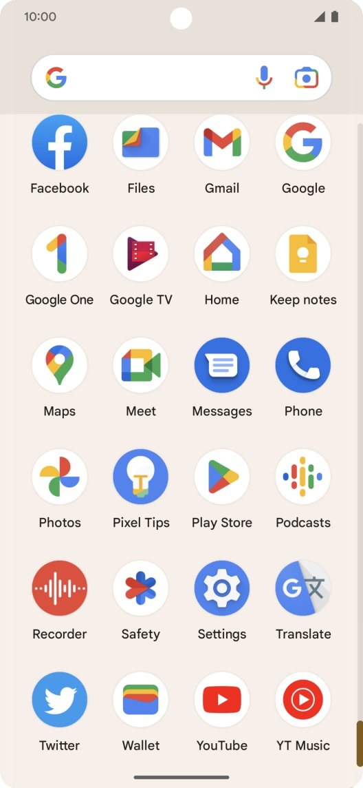 Press Play Store.